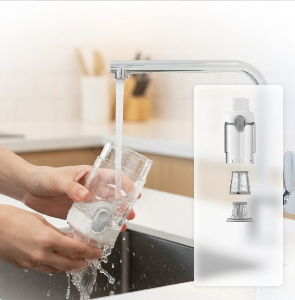 Portable Handheld Vacuum | Cordless Design with Adjustable Suction | Lightweight Cleaner for Quick Pet Hair Removal