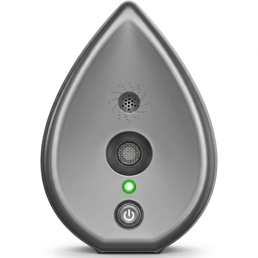 Tail-wagged ultrasonic bark stopper device with adjustable sensitivity, an indoor bark control solution for excessive dog barking.