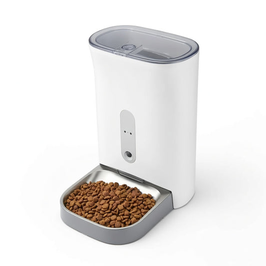 Automatic Cat Feeder | Smart Cat Food Dispenser with 2K HD Camera & Two-Way Audio for Remote Feeding