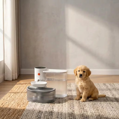 Pet Hydration Station | Cat Water Fountain with Innovative Filter System | Quiet Design for Healthy Drinking