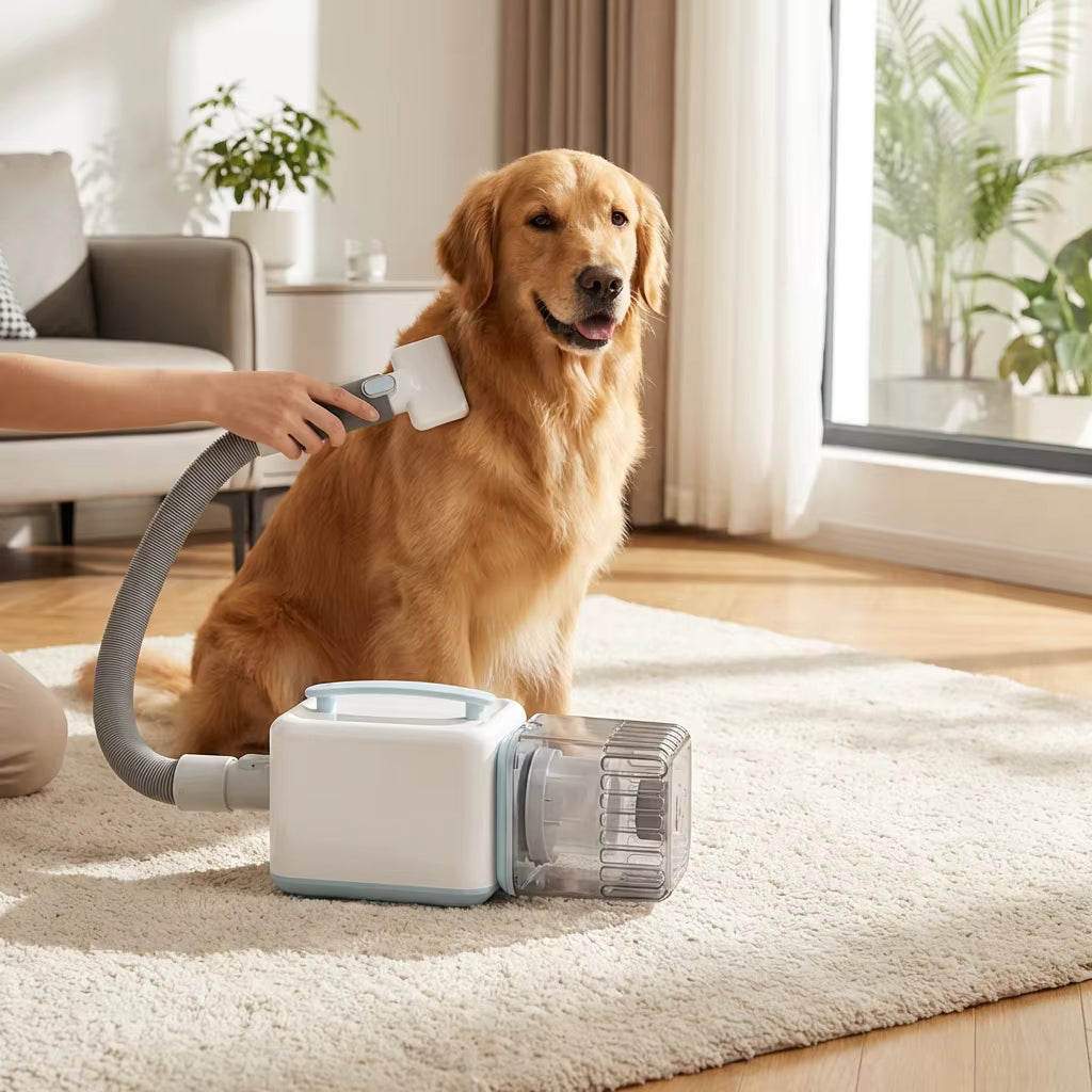 Pet Grooming Vacuum | Powerful Suction & Quick Drying Tool | Ideal for Effortless Pet Care