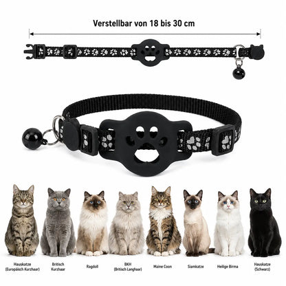 AirTag Cat Tracker Collar with Safety Clasp & Adjustable Fit | GPS Tracking for Outdoor Adventures 6