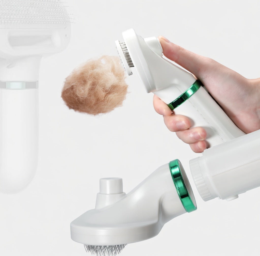 Pet Grooming Tool | 2-in-1 Dog Brush and Hair Dryer with 3 Heat Settings | Safe and Efficient Grooming for Easy Drying