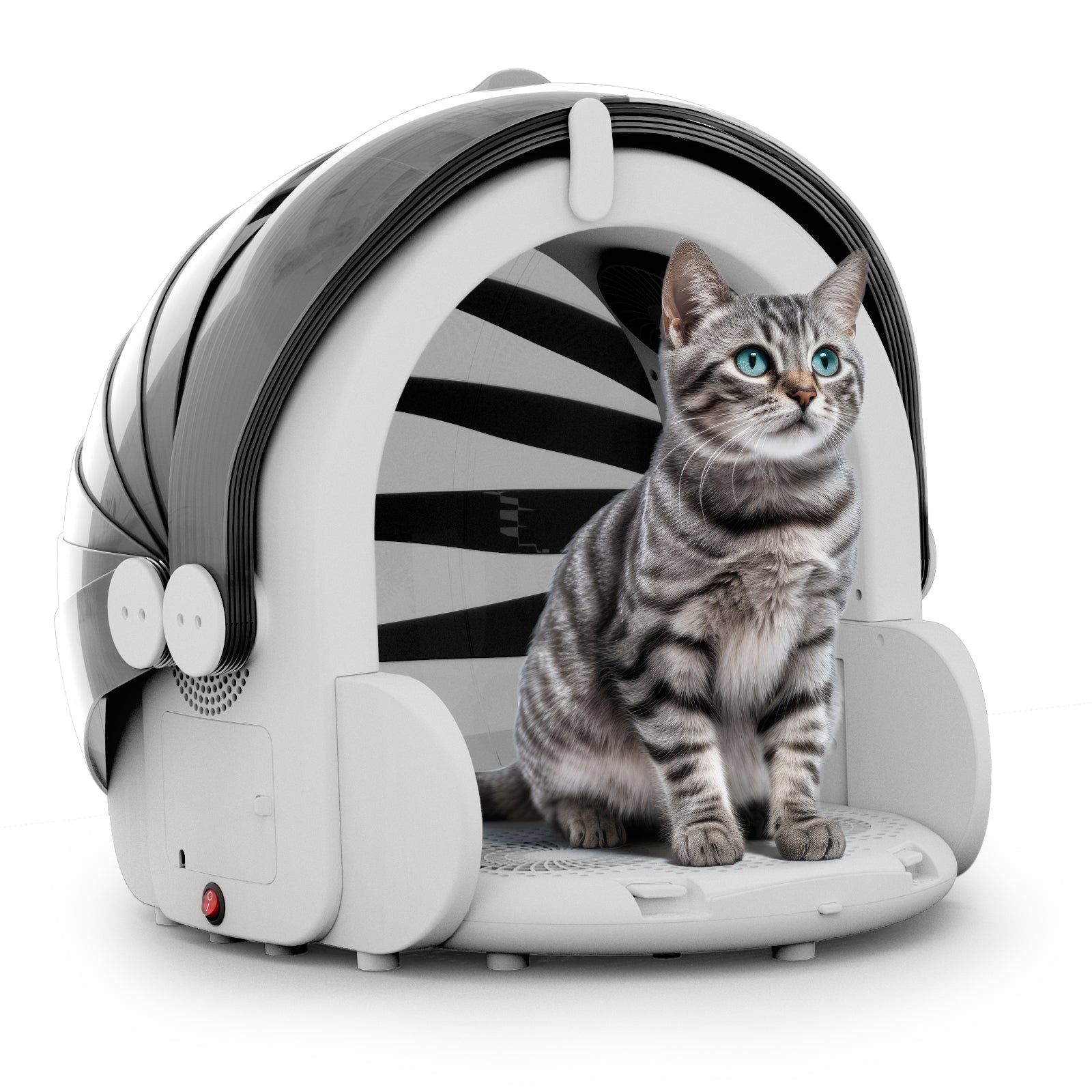 Automatic Pet Dryer Box | Dog & Cat Dryer with 8 High-Velocity Fans | Ultra Quiet Design for Stress-Free Drying 0