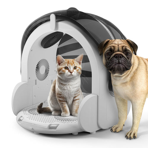 Automatic Pet Dryer Box | Dog & Cat Dryer with 8 High-Velocity Fans | Ultra Quiet Design for Stress-Free Drying 1