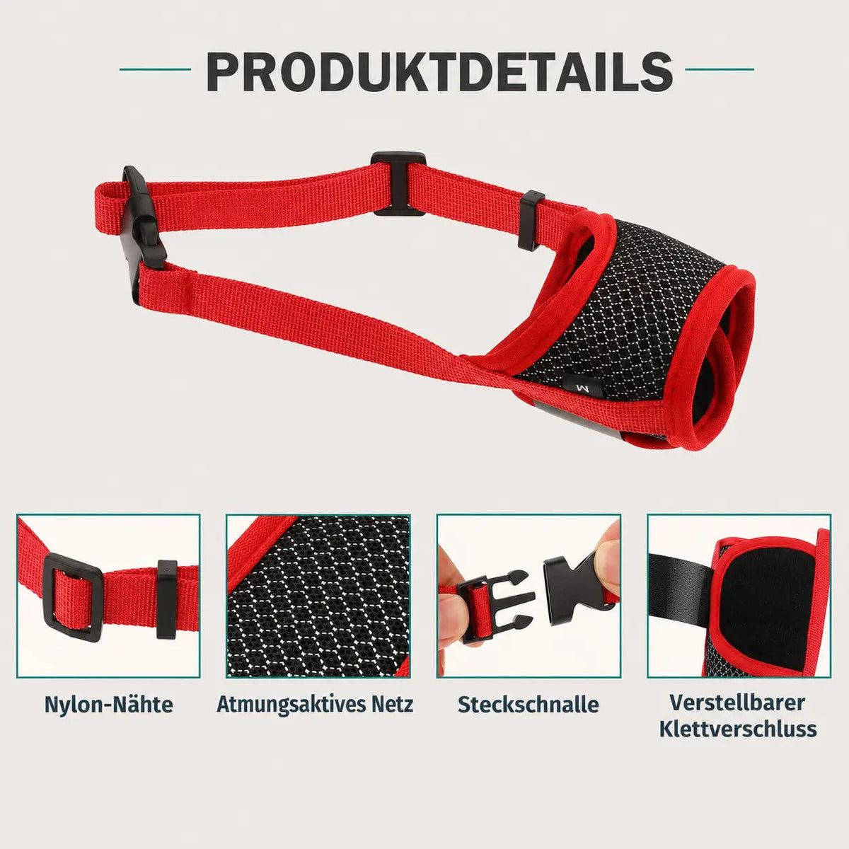 Comfort Plus | Dog Muzzle for Biting with Breathable Design | Adjustable Basket Muzzle for Safety and Control 3