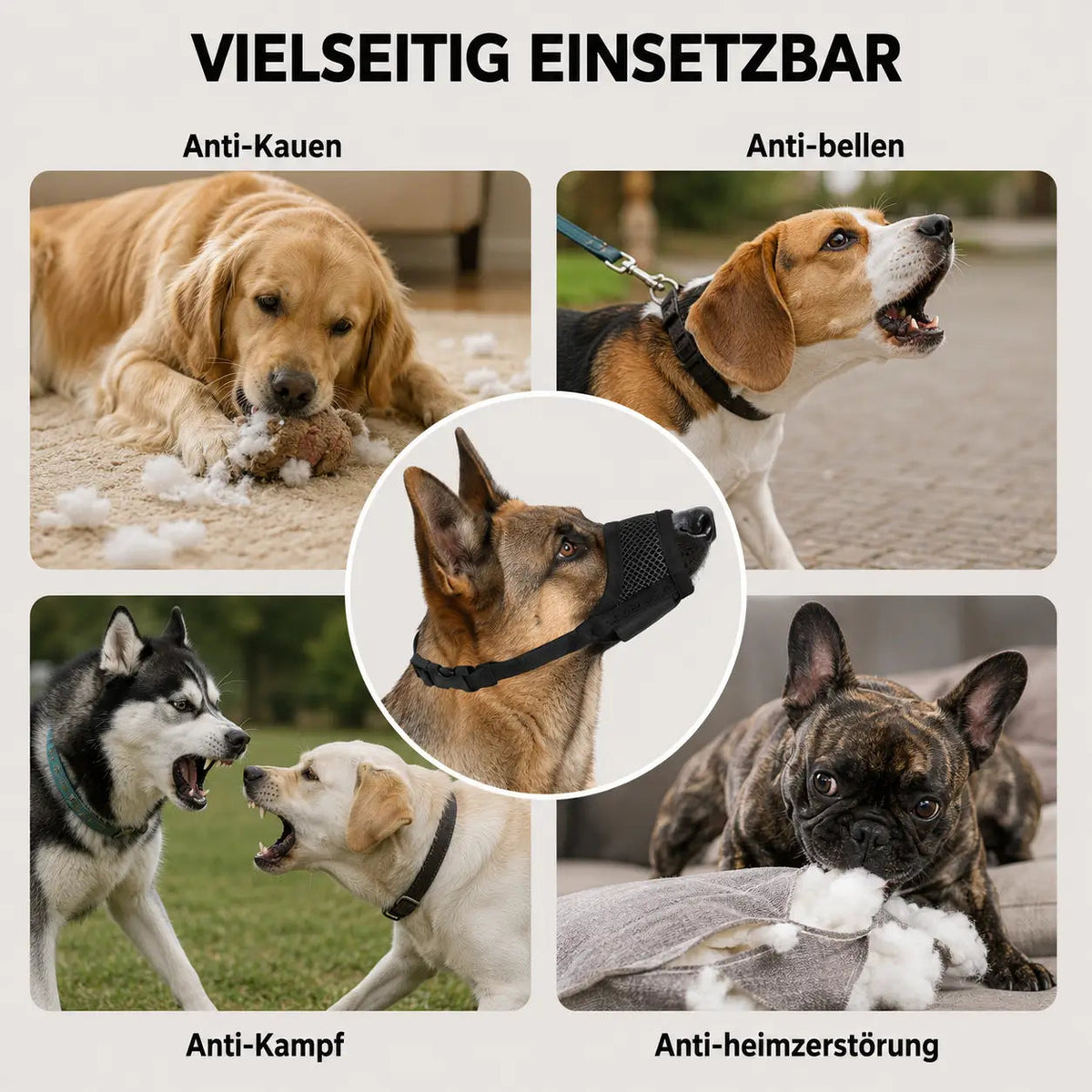 Comfort Plus | Dog Muzzle for Biting with Breathable Design | Adjustable Basket Muzzle for Safety and Control 5