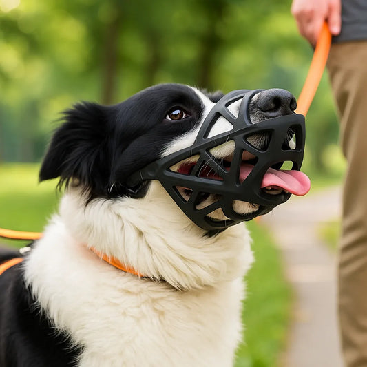 Comfort Series | Adjustable Dog Muzzle for Barking & Biting with Breathable Design for Training and Daily Use 0