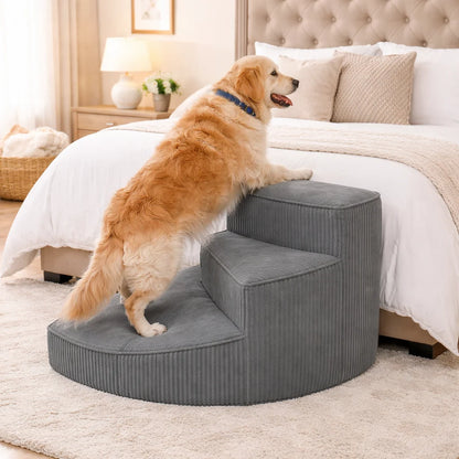 Comfort Steps | Dog Stairs for Bed with Non-Slip Foam Design | Space-Saving Solution for Pet Mobility 5