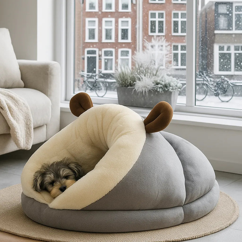 Cozy Retreat | Orthopedic Dog Bed with Joint-Friendly Support | Plush Design for Restful Sleep 6