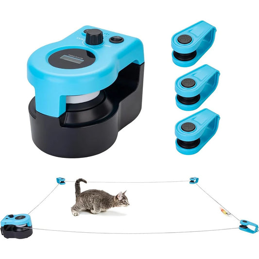 Feline Fun | Interactive Cat Toy with Remote Control & Rechargeable Design | Engaging Play for Active Cats 0