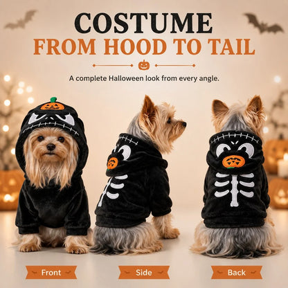 Festive Pet Costume Hoodie | Halloween Dog Costumes with Fun Designs | Perfect for Photos and Small Pets 7