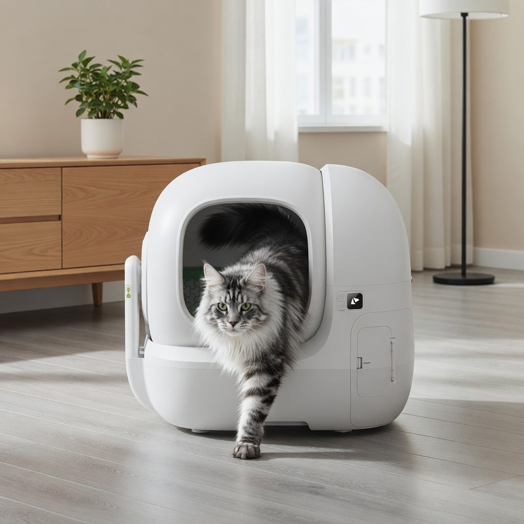 Purobot Max Pro 2 | Automatic Cat Litter Box with AI Monitoring | Smart Self-Cleaning Solution for Healthier Cats