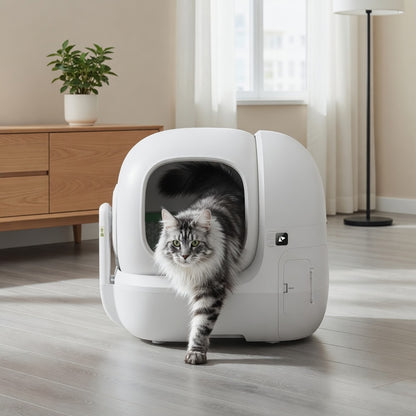 Purobot Max Pro 2 | Automatic Cat Litter Box with AI Monitoring | Smart Self-Cleaning Solution for Healthier Cats