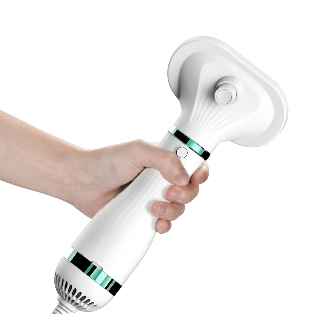 Pet Grooming Tool | 2-in-1 Dog Brush and Hair Dryer with 3 Heat Settings | Safe and Efficient Grooming for Easy Drying