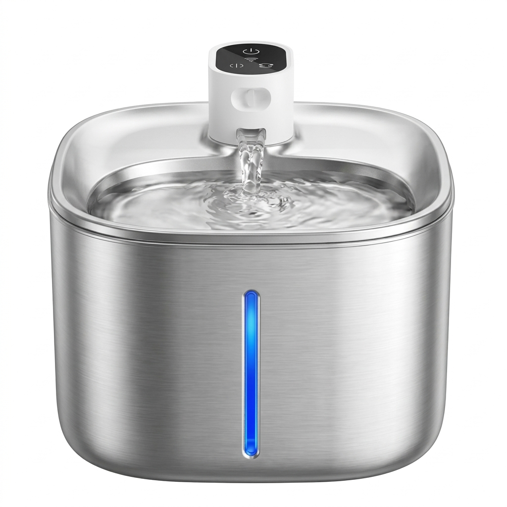 Wireless Pet Fountain | Cat Water Fountain with Adjustable Flow for Optimal Hydration