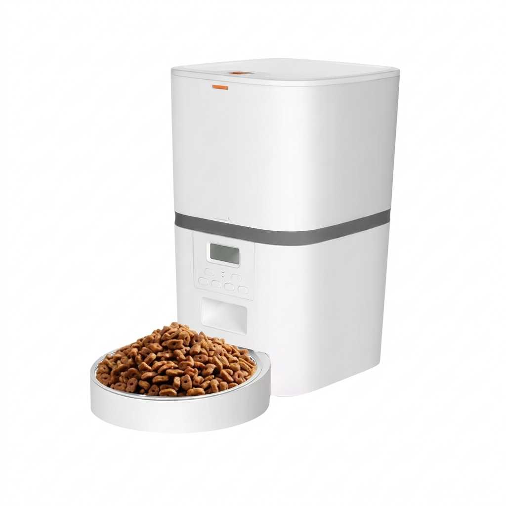 Automatic Cat Feeder | Programmable Timer Design with Large Capacity | Hassle-Free Feeding Solution for Busy Pet Owners