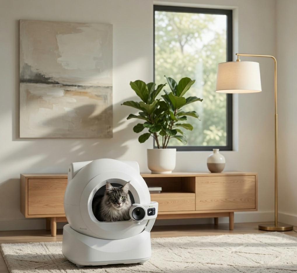 Purobot | Ultra Automatic Cat Litter Box with AI Monitoring & Self-Cleaning | Hygienic Solution for Multi-Cat Homes