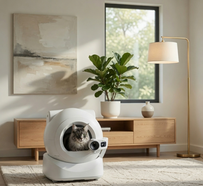 Purobot | Ultra Automatic Cat Litter Box with AI Monitoring & Self-Cleaning | Hygienic Solution for Multi-Cat Homes