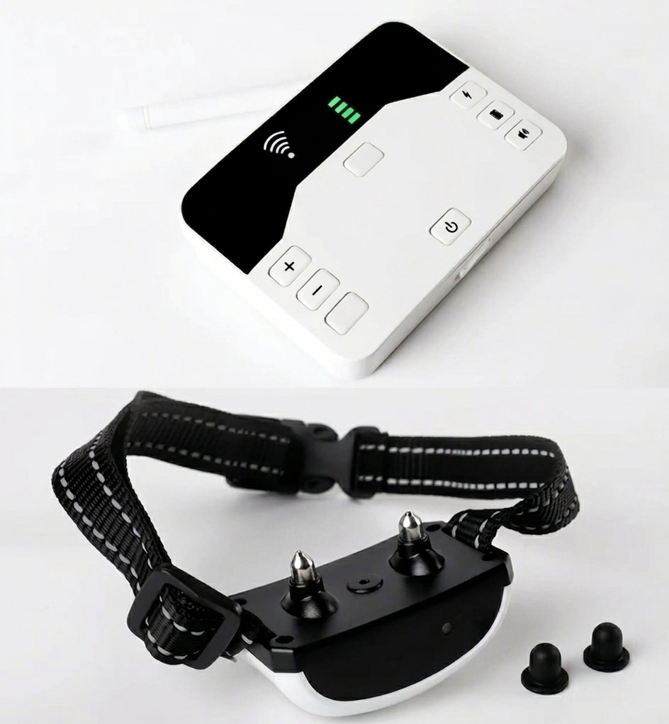 LumaGuard | Shock Collar for Dogs with Remote Control & Waterproof Design | 2-in-1 Wireless Fence for Effective Training