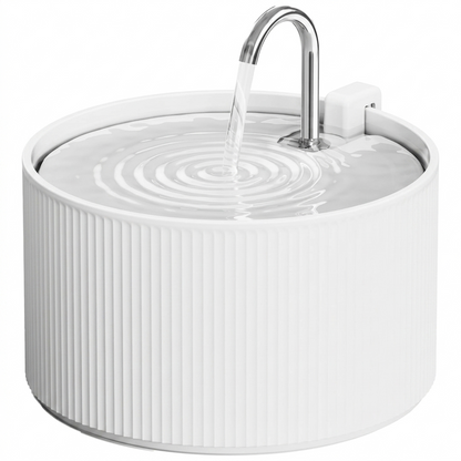 Ceramic Cat Fountain with Advanced Filtration System | Hygienic Design for Cats and Small Dogs