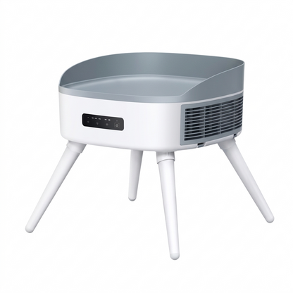 Cozy Haven | 1500W Ceramic Space Heater with Safe Heating Plate | Whisper-Quiet Design for Pet Comfort