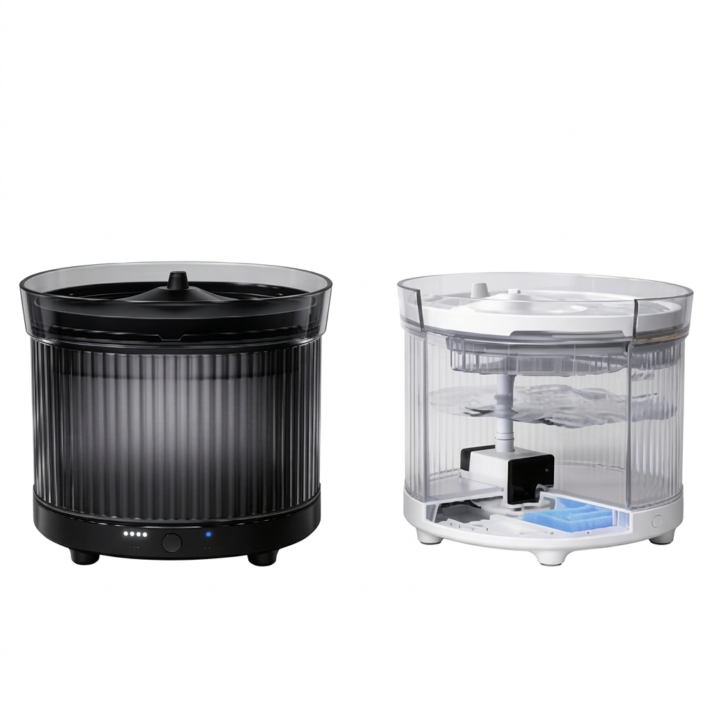 Pet Oasis | Wireless Cat Water Fountain with Long-Lasting Battery | Ultra-Quiet Operation for Peaceful Hydration