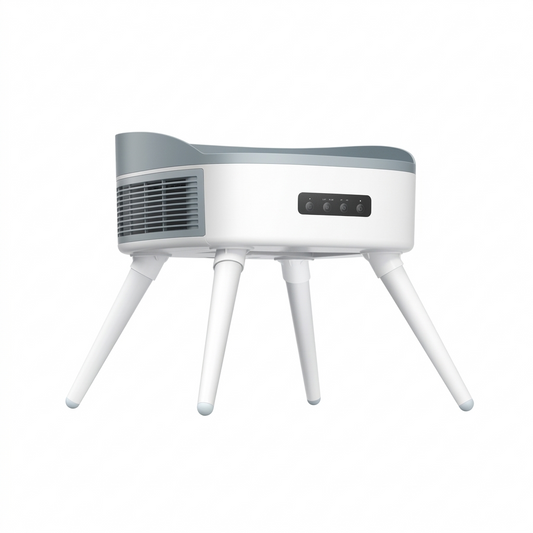 Cozy Haven | 1500W Ceramic Space Heater with Safe Heating Plate | Whisper-Quiet Design for Pet Comfort