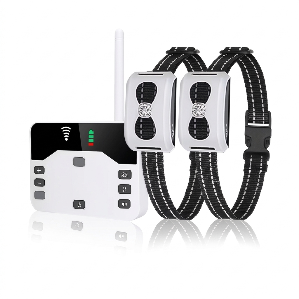 LumaGuard | Shock Collar for Dogs with Remote Control & Waterproof Design | 2-in-1 Wireless Fence for Effective Training