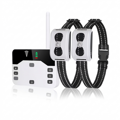 LumaGuard | Shock Collar for Dogs with Remote Control & Waterproof Design | 2-in-1 Wireless Fence for Effective Training