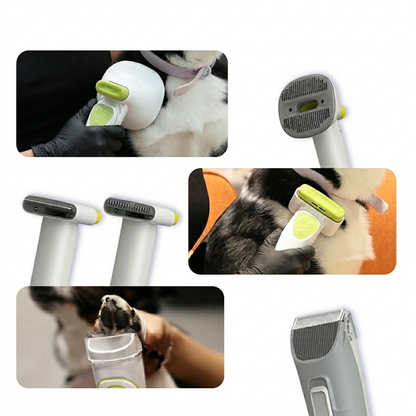 Professional Dog Grooming Kit with 7 Attachments for Effortless Home Grooming