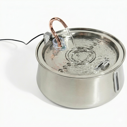 Cat Water Fountain with Adjustable Flow | Quiet Design for Promoting Hydration