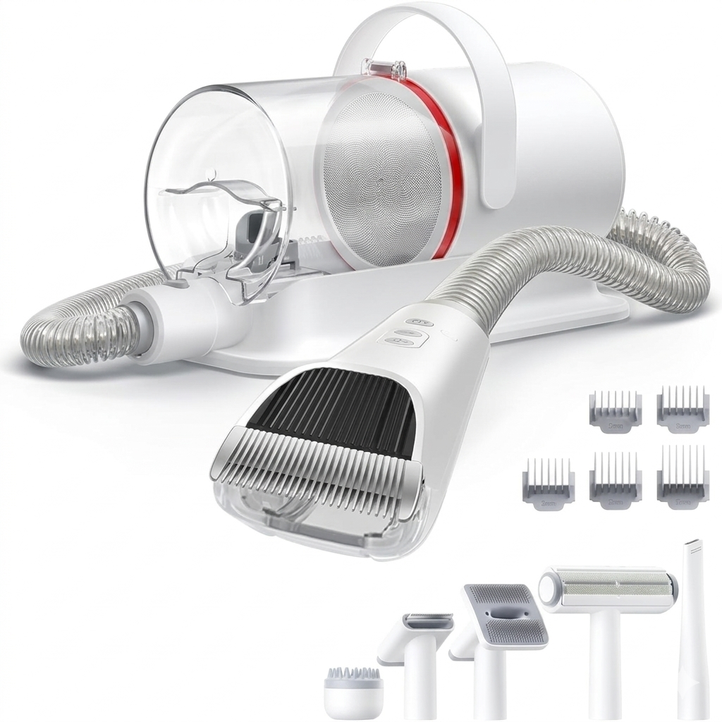 Pet Grooming Kit | Dog Grooming Supplies with Vacuum for Effortless Shedding Control