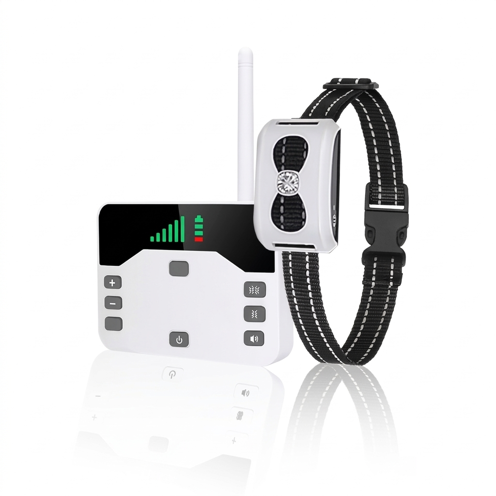 LumaGuard | Shock Collar for Dogs with Remote Control & Waterproof Design | 2-in-1 Wireless Fence for Effective Training