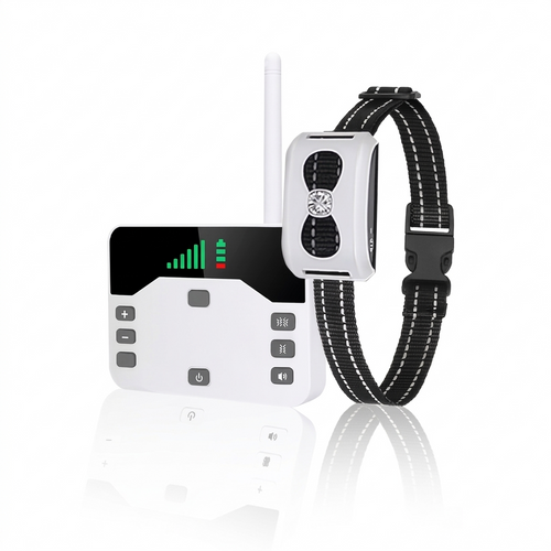 LumaGuard | Shock Collar for Dogs with Remote Control & Waterproof Design | 2-in-1 Wireless Fence for Effective Training