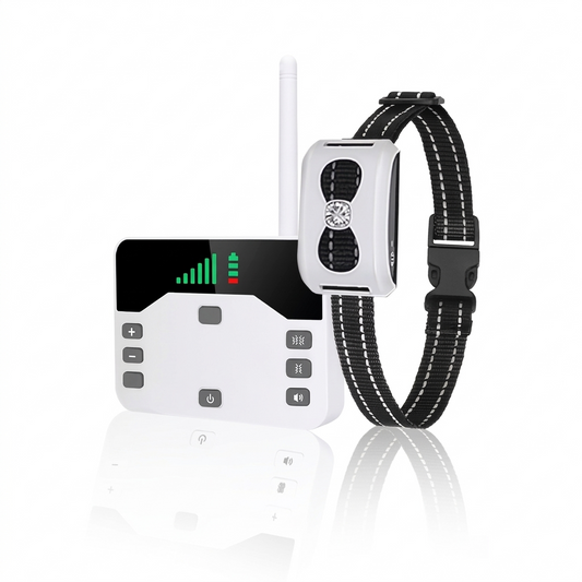 LumaGuard | Shock Collar for Dogs with Remote Control & Waterproof Design | 2-in-1 Wireless Fence for Effective Training