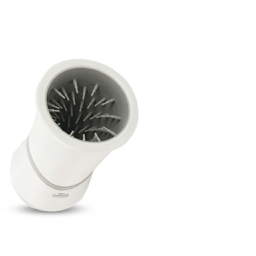 Automatic Dog Paw Cleaner | 360° Rotating Brush with Rechargeable Battery | Effortless Dog Feet Washing for Clean Home