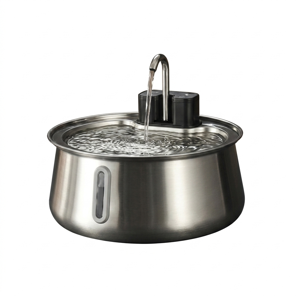 Pet Fountain | Wireless Cat Water Fountain with Adjustable Flow | Easy to Clean Design for Optimal Hydration