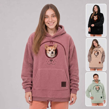 Komavic | Dog Carrier Hoodie with Kangaroo Pouch for Small Dogs | Cozy Sweatshirt for Cuddling 1