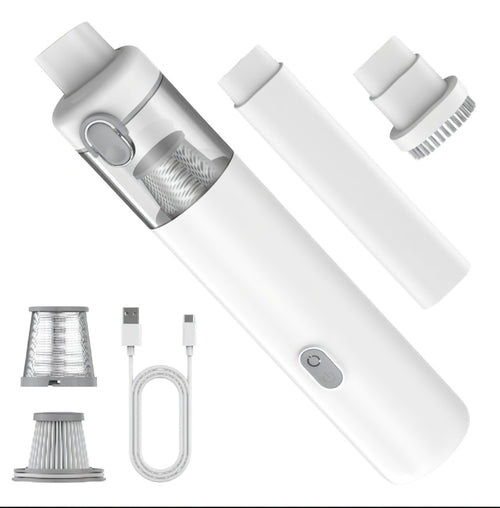 Portable Handheld Vacuum | Cordless Design with Adjustable Suction | Lightweight Cleaner for Quick Pet Hair Removal