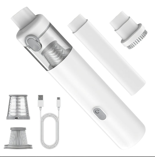 Portable Handheld Vacuum | Cordless Design with Adjustable Suction | Lightweight Cleaner for Quick Pet Hair Removal