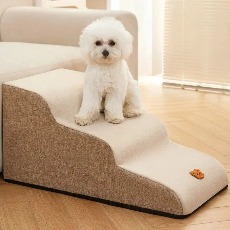 PawClimb | Dog Stairs for Bed with Non-Slip Steps | Safe Access for Small Pets 3