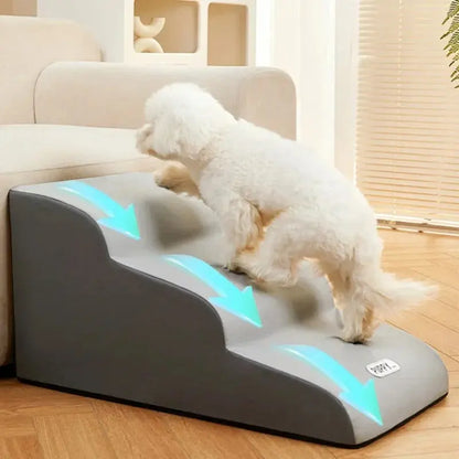 PawClimb | Dog Stairs for Bed with Non-Slip Steps | Safe Access for Small Pets 4