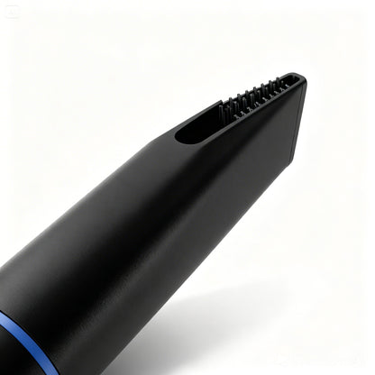 Pawswins Premium Close-up of the crevice nozzle on the Pawswins Premium Pet Grooming Vacuum Kit for efficient pet grooming.