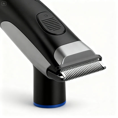 Pawswins Premium Close-up of the Pawswins Premium Vacuum Kit with large container and grooming tools for all pets.