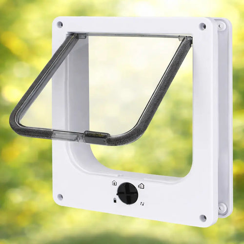 Pet Access | Cat Door for Sliding Glass Door with 4-Way Locking System | Easy Installation for Safe Pet Freedom 0