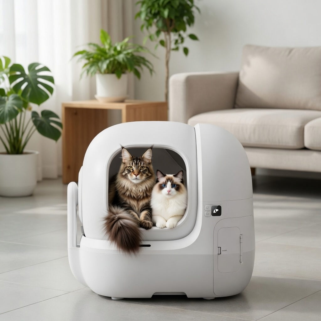 Purobot Max Pro 2 | Automatic Cat Litter Box with AI Monitoring | Smart Self-Cleaning Solution for Healthier Cats
