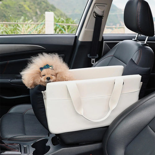 Portable Pet Carrier | Waterproof Dog & Cat Travel Bag with Safety Leash | Comfortable Console Design for Secure Travel 0