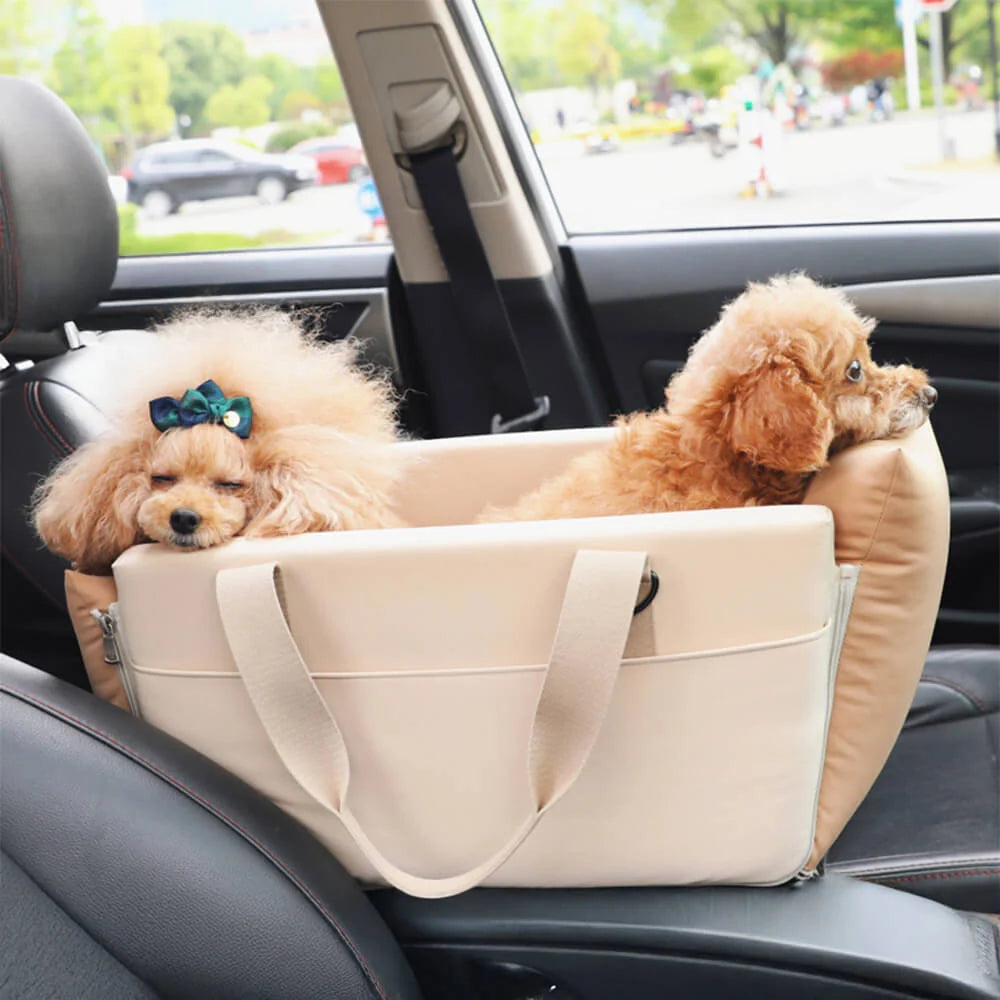 Portable Pet Carrier | Waterproof Dog & Cat Travel Bag with Safety Leash | Comfortable Console Design for Secure Travel 1