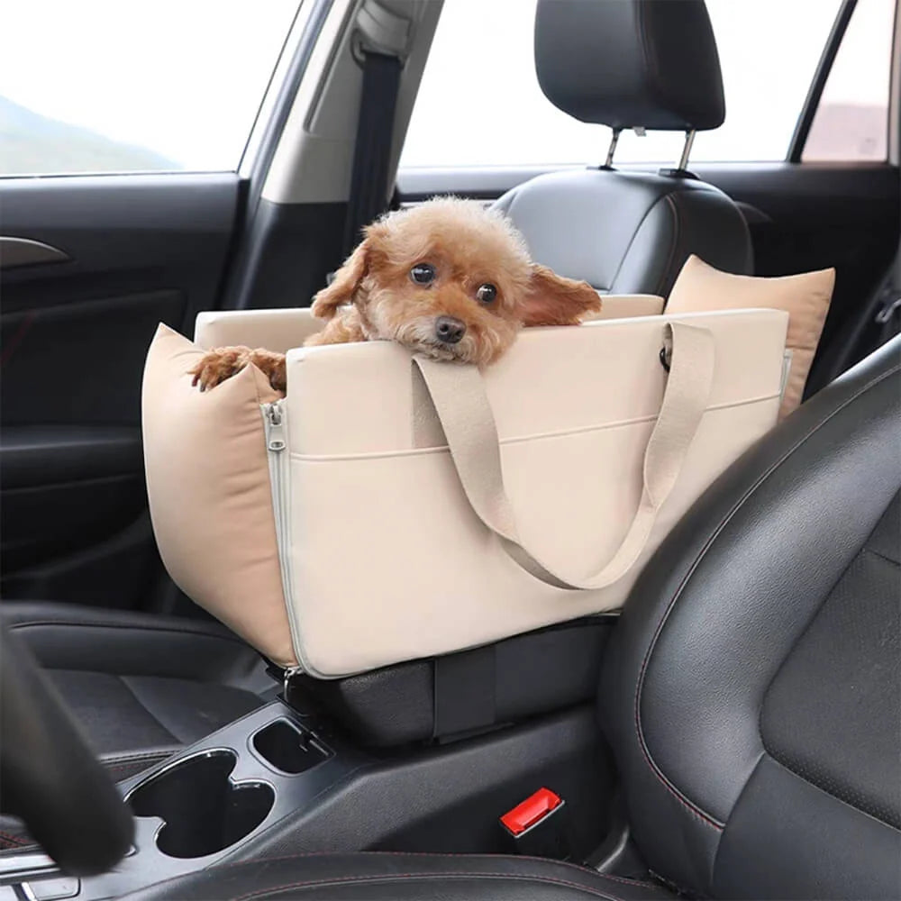 Portable Pet Carrier | Waterproof Dog & Cat Travel Bag with Safety Leash | Comfortable Console Design for Secure Travel 11